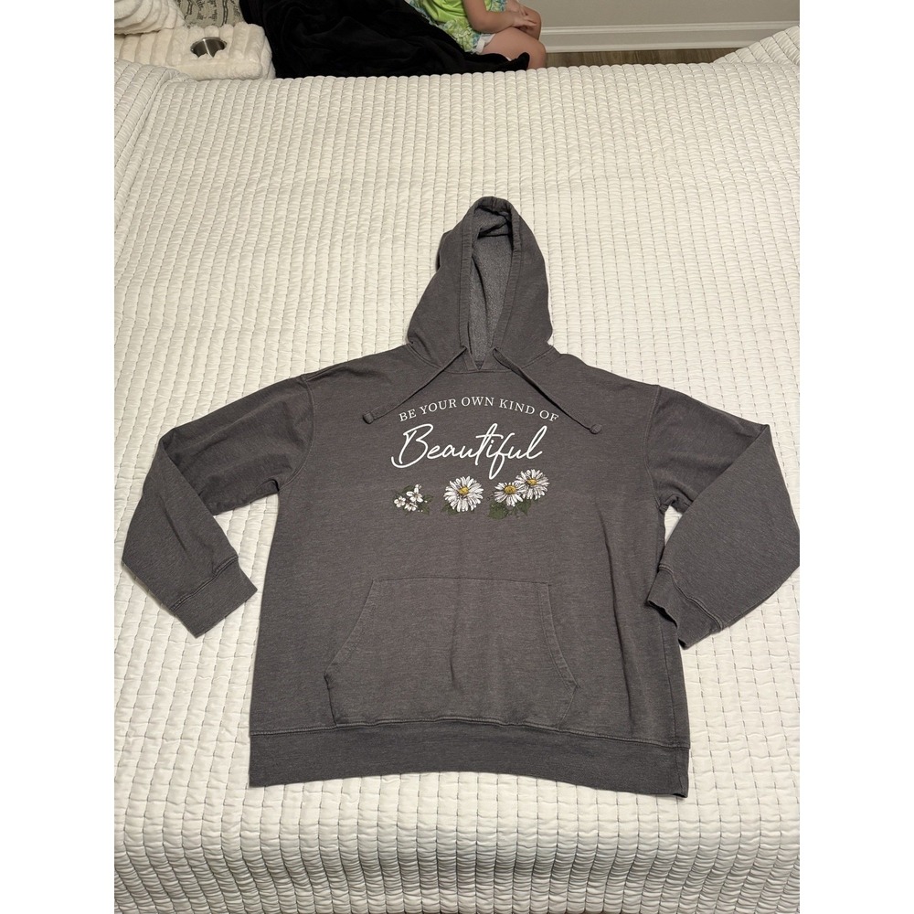 Be Your Own Kind of Beautiful Hoodie With Floral Size XXL